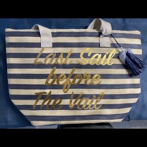 Bridal/Bachelorette Tote “Last Sail Before the Vail”